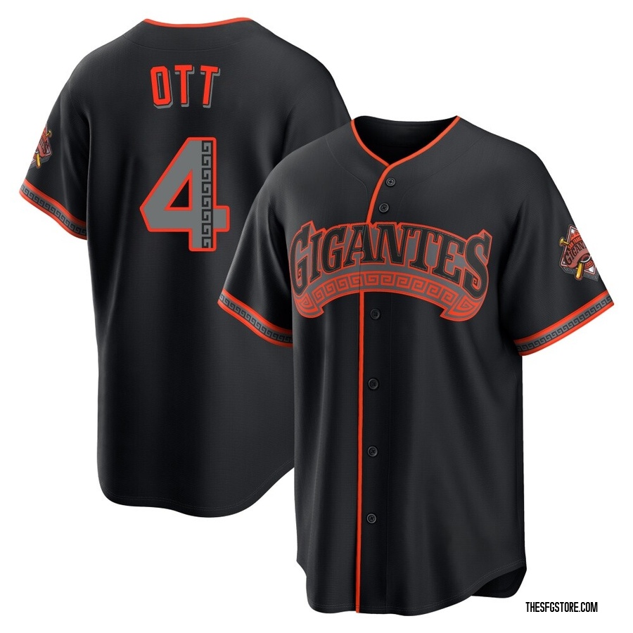 Black Limited Mel Ott Men's San Francisco Giants Alternate Stadium Jersey
