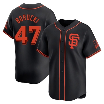 Black Limited Ryan Borucki Youth San Francisco Giants Alternate Jersey