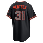Black Limited Sam Hentges Youth San Francisco Giants Alternate Stadium Jersey
