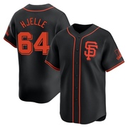 Black Limited Sean Hjelle Youth San Francisco Giants Alternate Jersey