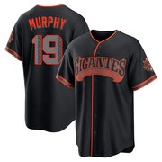 Black Limited Tom Murphy Men's San Francisco Giants Alternate Stadium Jersey