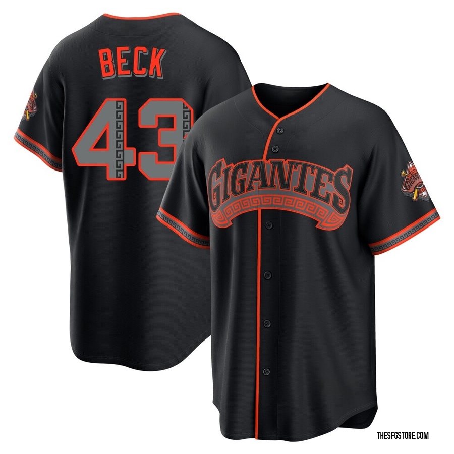 Black Limited Tristan Beck Men's San Francisco Giants Alternate Stadium Jersey
