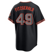 Black Limited Tyler Fitzgerald Youth San Francisco Giants Alternate Stadium Jersey