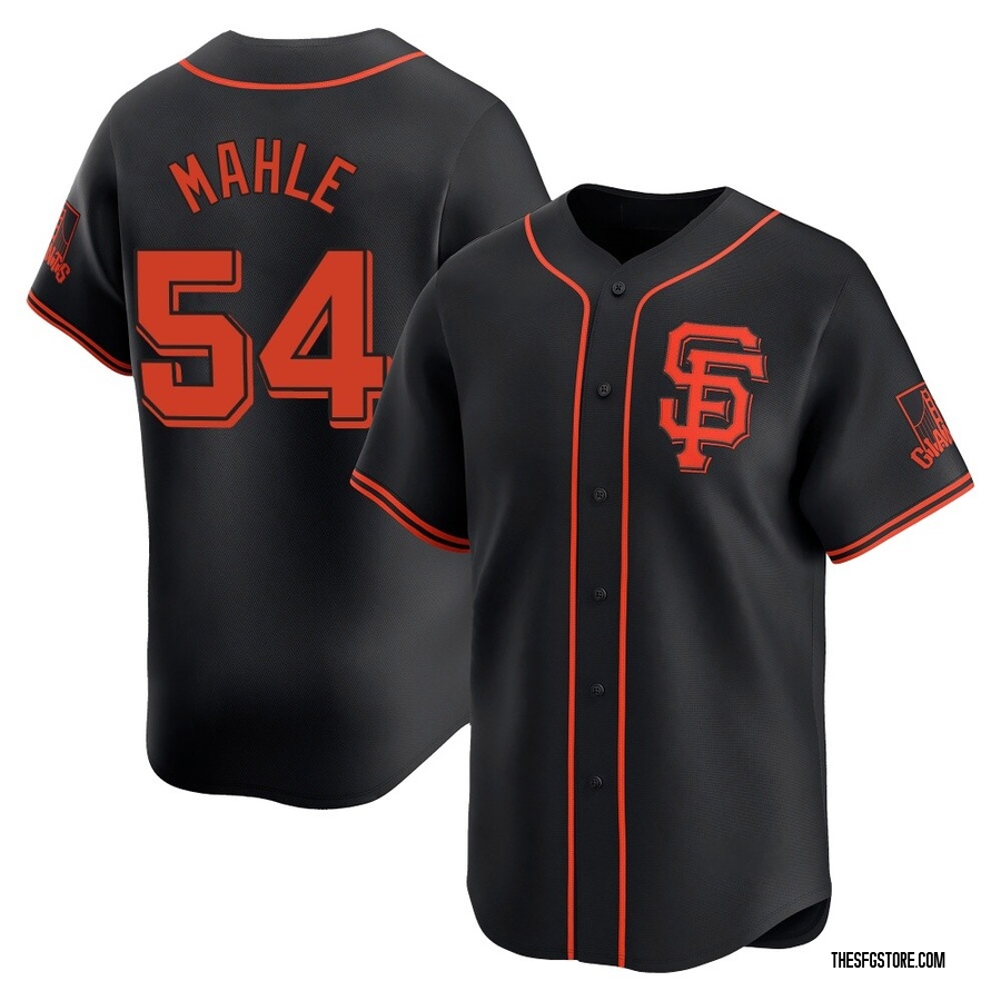 Black Limited Tyler Mahle Men's San Francisco Giants Alternate Jersey