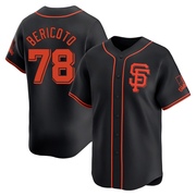 Black Limited Victor Bericoto Men's San Francisco Giants Alternate Jersey