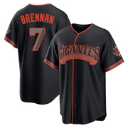 Black Limited Will Brennan Men's San Francisco Giants Alternate Stadium Jersey