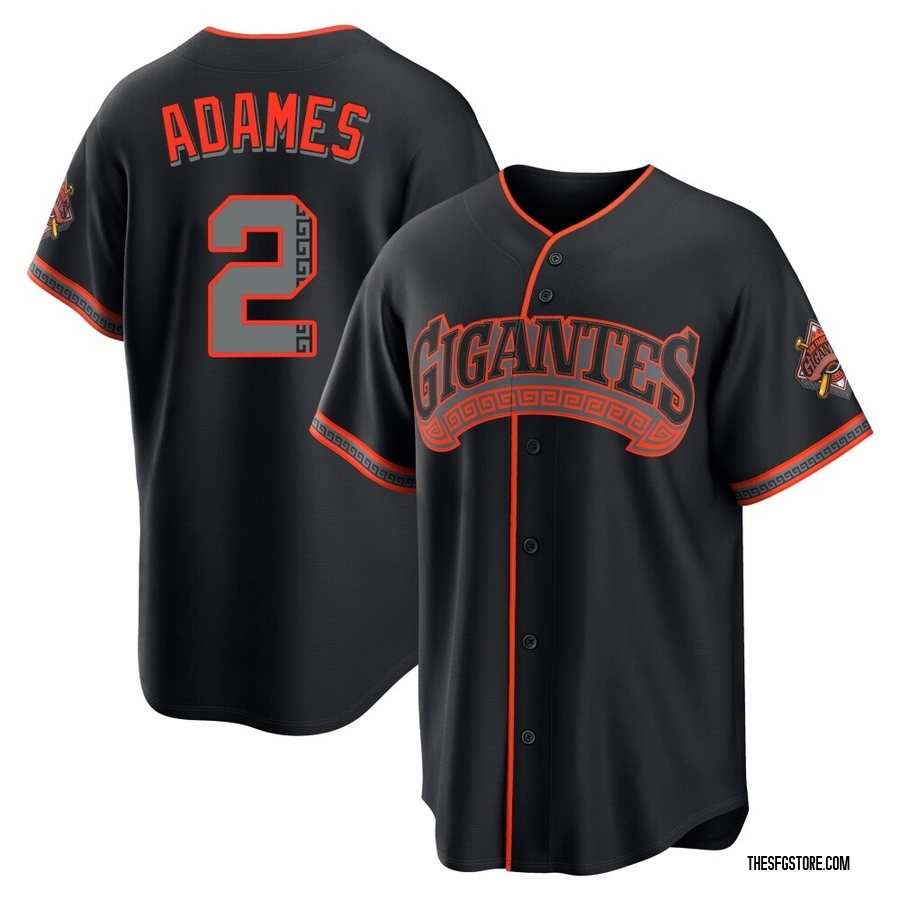Black Limited Willy Adames Youth San Francisco Giants Alternate Stadium Jersey