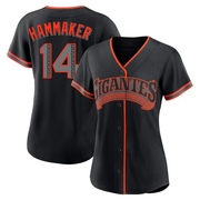 Black Replica Atlee Hammaker Women's San Francisco Giants Alternate Jersey