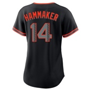 Black Replica Atlee Hammaker Women's San Francisco Giants Alternate Jersey