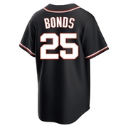 Black Replica Barry Bonds Youth San Francisco Giants Fashion Out Jersey