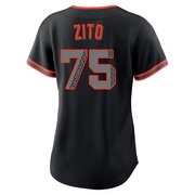Black Replica Barry Zito Women's San Francisco Giants Alternate Jersey