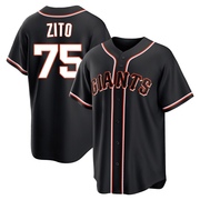 Black Replica Barry Zito Youth San Francisco Giants Fashion Out Jersey