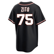 Black Replica Barry Zito Youth San Francisco Giants Fashion Out Jersey