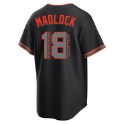 Black Replica Bill Madlock Men's San Francisco Giants Alternate Jersey