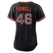 Black Replica Blade Tidwell Women's San Francisco Giants Alternate Jersey