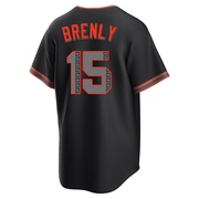 Black Replica Bob Brenly Youth San Francisco Giants Alternate Jersey
