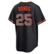 Black Replica Bobby Bonds Youth San Francisco Giants Alternate Jersey
