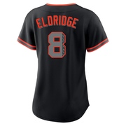 Black Replica Bryce Eldridge Women's San Francisco Giants Alternate Jersey