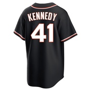 Black Replica Buddy Kennedy Youth San Francisco Giants Fashion Out Jersey