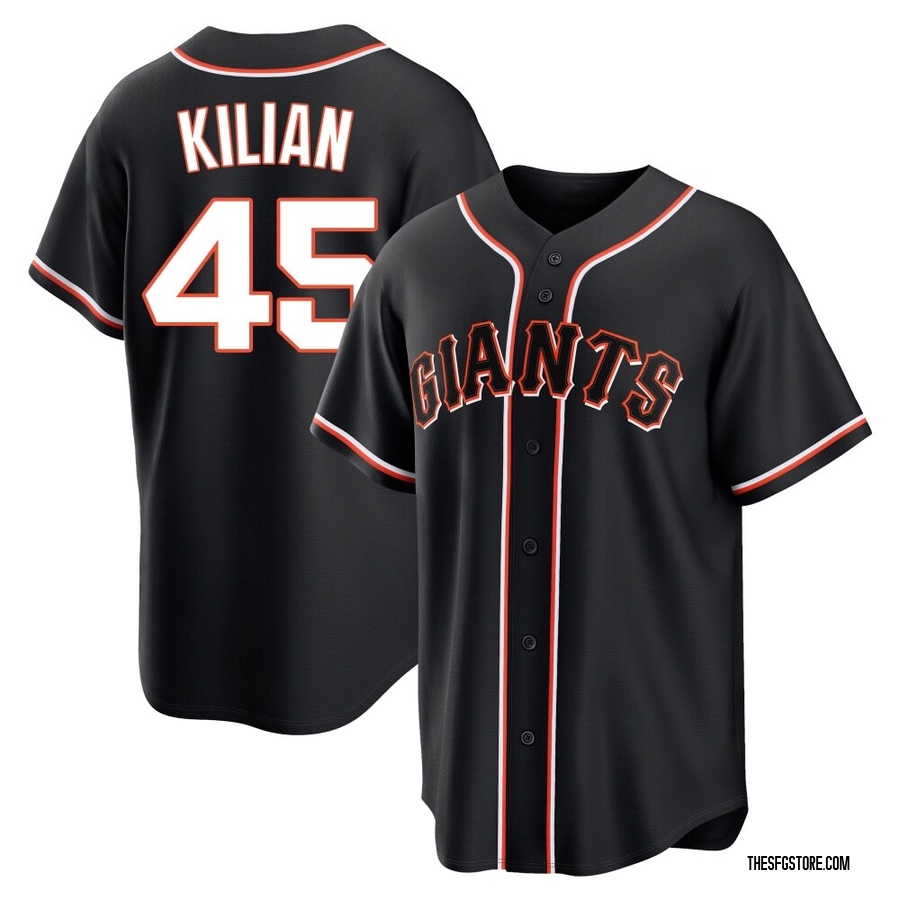 Black Replica Caleb Kilian Men's San Francisco Giants Fashion Out Jersey