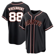 Black Replica Carson Whisenhunt Men's San Francisco Giants Fashion Out Jersey