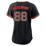 Black Replica Carson Whisenhunt Women's San Francisco Giants Alternate Jersey