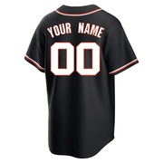 Black Replica Custom Youth San Francisco Giants Fashion Out Jersey