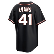 Black Replica Darrell Evans Youth San Francisco Giants Fashion Out Jersey