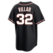 Black Replica David Villar Youth San Francisco Giants Fashion Out Jersey