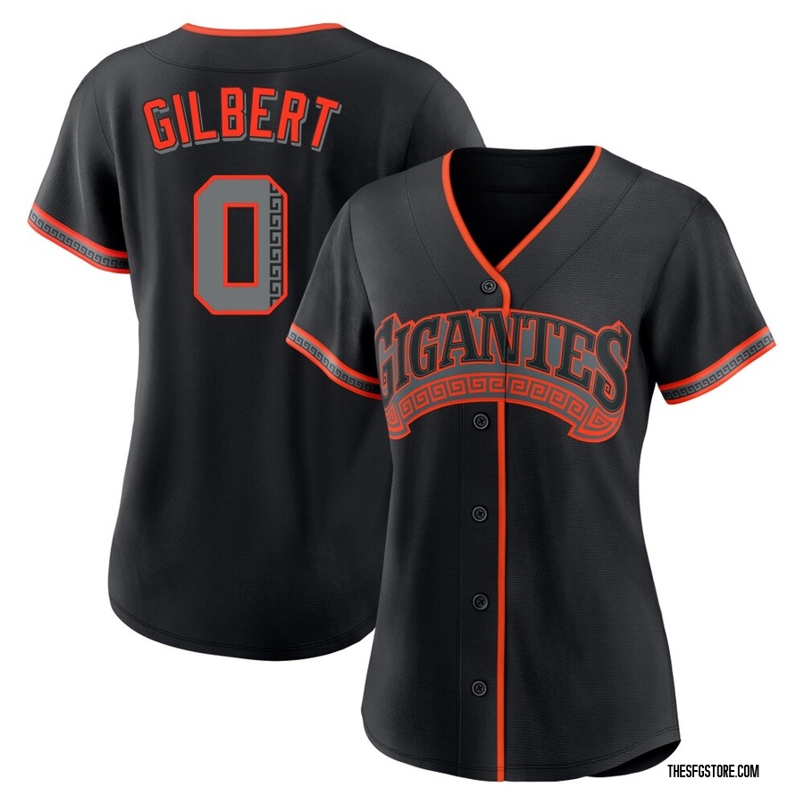 Black Replica Drew Gilbert Women's San Francisco Giants Alternate Jersey