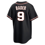 Black Replica Harrison Bader Men's San Francisco Giants Fashion Out Jersey