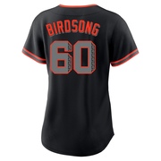 Black Replica Hayden Birdsong Women's San Francisco Giants Alternate Jersey