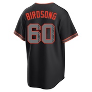 Black Replica Hayden Birdsong Youth San Francisco Giants Alternate Jersey