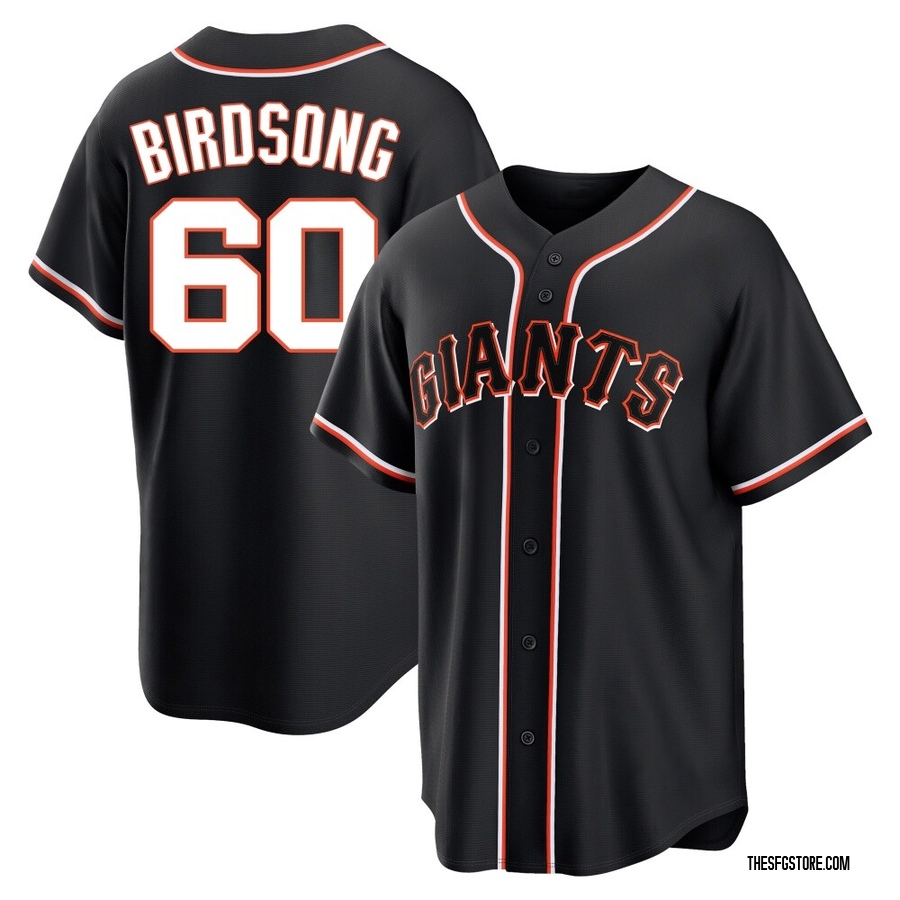 Black Replica Hayden Birdsong Youth San Francisco Giants Fashion Out Jersey