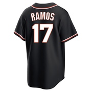 Black Replica Heliot Ramos Men's San Francisco Giants Fashion Out Jersey