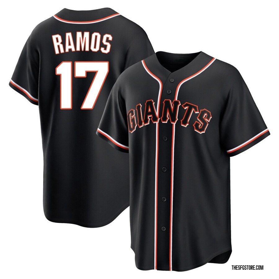 Black Replica Heliot Ramos Youth San Francisco Giants Fashion Out Jersey