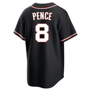 Black Replica Hunter Pence Youth San Francisco Giants Fashion Out Jersey
