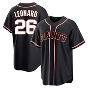 Black Replica Jeffrey Leonard Youth San Francisco Giants Fashion Out Jersey