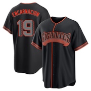 Black Replica Jerar Encarnacion Youth San Francisco Giants Alternate Jersey