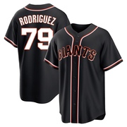 Black Replica Jesus Rodriguez Youth San Francisco Giants Fashion Out Jersey