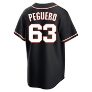 Black Replica Joel Peguero Youth San Francisco Giants Fashion Out Jersey