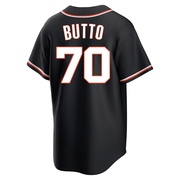 Black Replica Jose Butto Youth San Francisco Giants Fashion Out Jersey