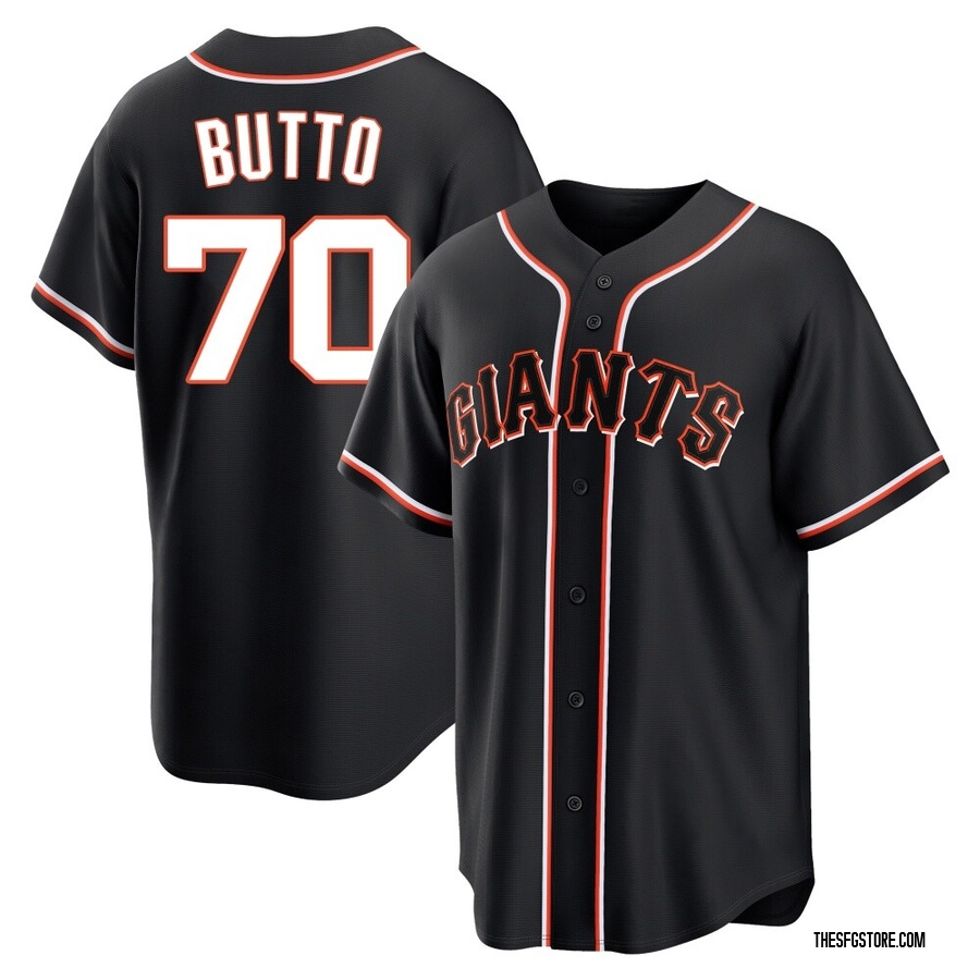 Black Replica Jose Butto Youth San Francisco Giants Fashion Out Jersey