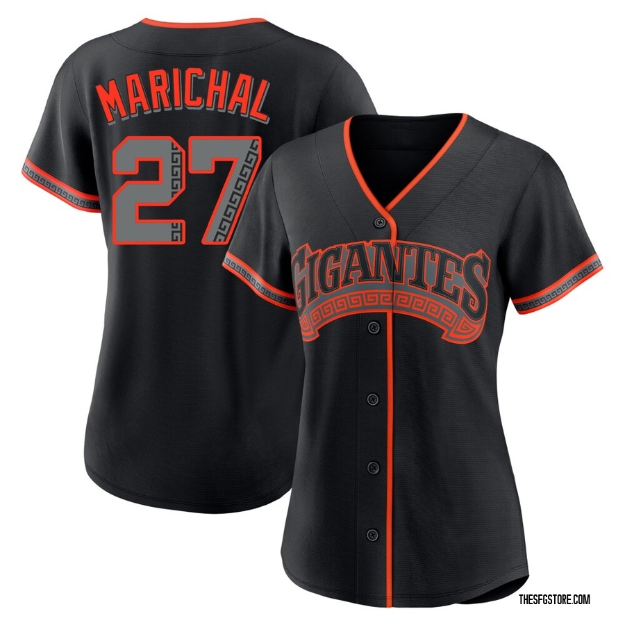 Black Replica Juan Marichal Women's San Francisco Giants Alternate Jersey