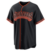 Black Replica Kevin Mitchell Men's San Francisco Giants Alternate Jersey