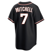 Black Replica Kevin Mitchell Men's San Francisco Giants Fashion Out Jersey