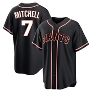 Black Replica Kevin Mitchell Youth San Francisco Giants Fashion Out Jersey