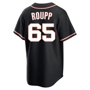 Black Replica Landen Roupp Men's San Francisco Giants Fashion Out Jersey