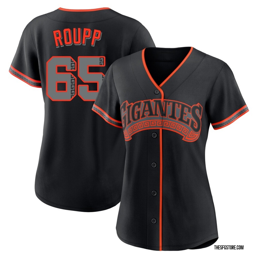 Black Replica Landen Roupp Women's San Francisco Giants Alternate Jersey