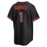 Black Replica Luis Arraez Youth San Francisco Giants Alternate Jersey